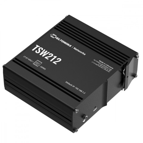 Przełącznik zarządzalny przemysłowy TSW212 2xSFP 8xGbE L2/L3 Przełącznik zarządzalny przemysłowy TSW212 2xSFP 8xGbE L2/L3