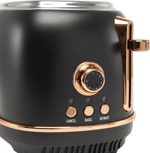 Toster Heritage czarno-miedziany Toster Heritage czarno-miedziany