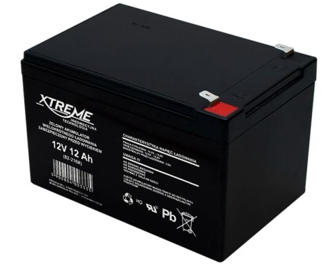 Akumulator żelowy 12V 12Ah XTREME Akumulator żelowy 12V 12Ah XTREME