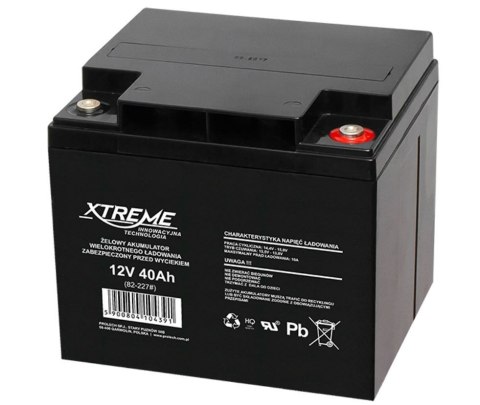Akumulator żelowy 12V 40Ah XTREME Akumulator żelowy 12V 40Ah XTREME