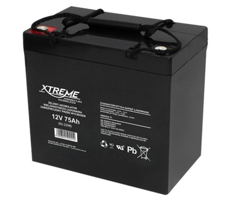 Akumulator żelowy 12V 75Ah XTREME Akumulator żelowy 12V 75Ah XTREME