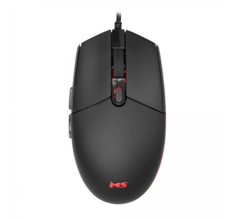 Mysz gamingowa przewodowa Nemesis C315 2400 DPI programowalne przyciski czarna Mysz gamingowa przewodowa Nemesis C315 2400 DPI programowalne przyciski czarna