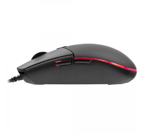 Mysz gamingowa przewodowa Nemesis C315 2400 DPI programowalne przyciski czarna Mysz gamingowa przewodowa Nemesis C315 2400 DPI programowalne przyciski czarna