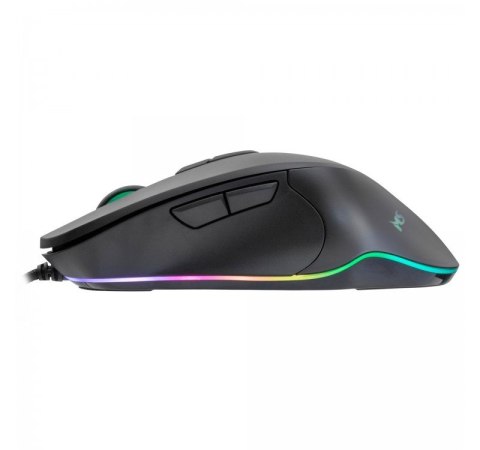 Mysz gamingowa przewodowa Nemesis C340 4000 DPI RGB LED programowalne przyciski czarna Mysz gamingowa przewodowa Nemesis C340 4000 DPI RGB LED programowalne przyciski czarna