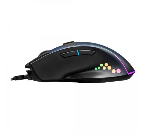 Mysz gamingowa przewodowa Nemesis C370 7200 DPI 7P RGB LED czarna Mysz gamingowa przewodowa Nemesis C370 7200 DPI 7P RGB LED czarna