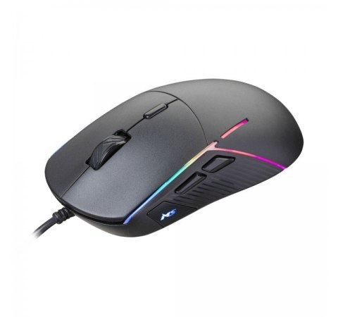 Mysz gamingowa przewodowa Nemesis C375 7200 DPI RGB LED czarna Mysz gamingowa przewodowa Nemesis C375 7200 DPI RGB LED czarna
