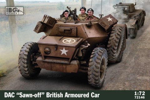 Model plastikowy DAC Sawn off British Armoured Car 1/72 Model plastikowy DAC Sawn off British Armoured Car 1/72