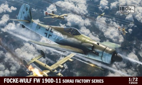 Model plastikowy Fw 190 D11 Sorau Factory Series 1/72 Model plastikowy Fw 190 D11 Sorau Factory Series 1/72