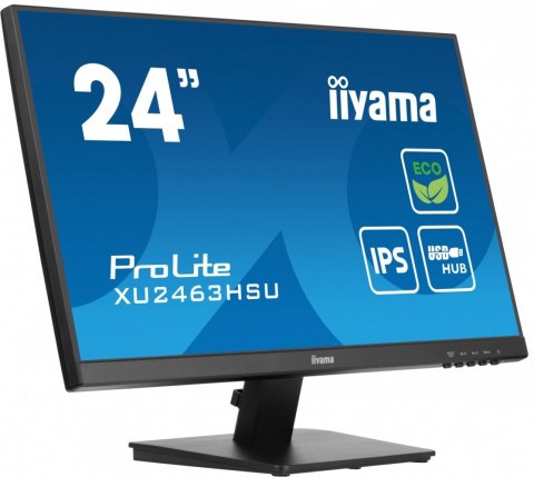 Monitor 24 cale XU2463HSU-B1 IPS,100HZ,ECO,3ms,SLIM,HDMI,DP,2x USB3.2 ,TCO,EPEAT Monitor 24 cale XU2463HSU-B1 IPS,100HZ,ECO,3ms,SLIM,HDMI,DP,2x USB3.2 ,TCO,EPEAT