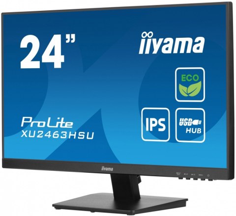 Monitor 24 cale XU2463HSU-B1 IPS,100HZ,ECO,3ms,SLIM,HDMI,DP,2x USB3.2 ,TCO,EPEAT Monitor 24 cale XU2463HSU-B1 IPS,100HZ,ECO,3ms,SLIM,HDMI,DP,2x USB3.2 ,TCO,EPEAT