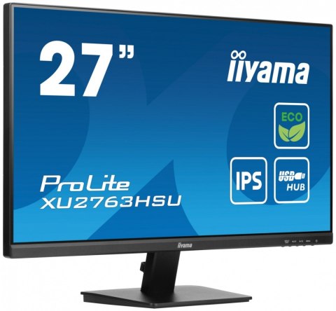 Monitor 27 cali ProLite XU2763HSU-B1 IPS,100HZ,ECO,3ms,SLIM,HDMI,DP,2x USB3.2 TCO,EPEAT Monitor 27 cali ProLite XU2763HSU-B1 IPS,100HZ,ECO,3ms,SLIM,HDMI,DP,2x USB3.2 TCO,EPEAT