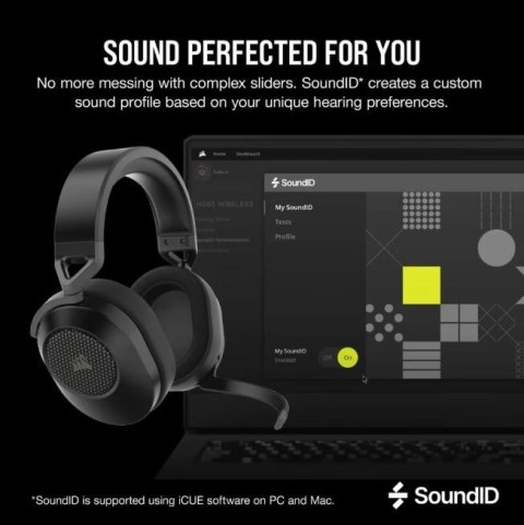 Słuchawki HS65 Wireless Carbon V2 Słuchawki HS65 Wireless Carbon V2