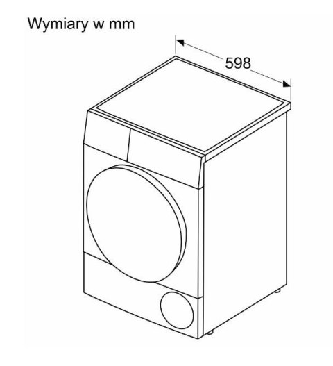 Suszarka z pompą ciepła 9 kg WQB246CPPL Suszarka z pompą ciepła 9 kg WQB246CPPL