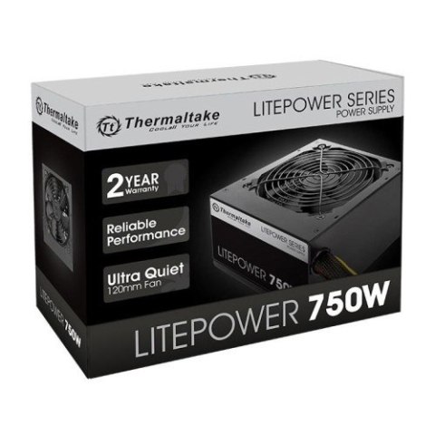 Zasilacz - Litepower II Black 750W (Active PFC, 2xPEG, 120mm, Single Rail) Zasilacz - Litepower II Black 750W (Active PFC, 2xPEG, 120mm, Single Rail)