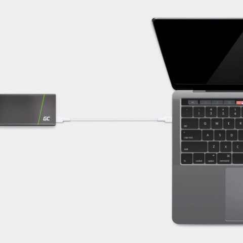 Kabel PowerStream USB-C do USB-C 2m, PD 60W, QC 3.0, biały Kabel PowerStream USB-C do USB-C 2m, PD 60W, QC 3.0, biały