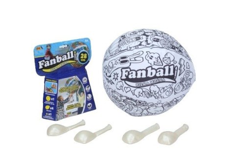 Piłka Fanball - Piłka Można, piłka balonowa do kolorowania, niebieska Piłka Fanball - Piłka Można, piłka balonowa do kolorowania, niebieska