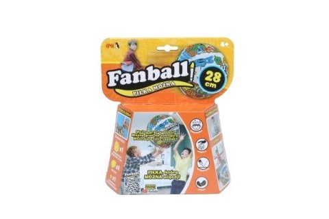 Piłka Fanball - Piłka Można, piłka balonowa do kolorowania, pomarańczowa Piłka Fanball - Piłka Można, piłka balonowa do kolorowania, pomarańczowa
