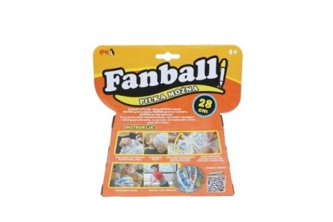 Piłka Fanball - Piłka Można, piłka balonowa do kolorowania, pomarańczowa Piłka Fanball - Piłka Można, piłka balonowa do kolorowania, pomarańczowa