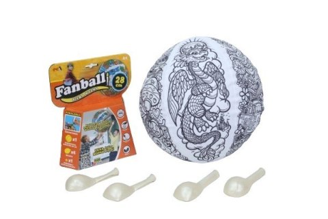 Piłka Fanball - Piłka Można, piłka balonowa do kolorowania, pomarańczowa Piłka Fanball - Piłka Można, piłka balonowa do kolorowania, pomarańczowa
