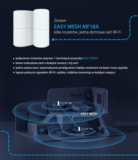Zestaw ZTE MF18A+MF18A Zestaw ZTE MF18A+MF18A