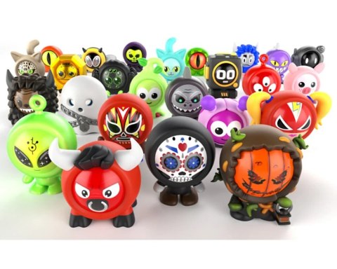 Figurki Odlotowe Coolkulki - 6 kulek + 6 ubranek - totem box czerwony Figurki Odlotowe Coolkulki - 6 kulek + 6 ubranek - totem box czerwony