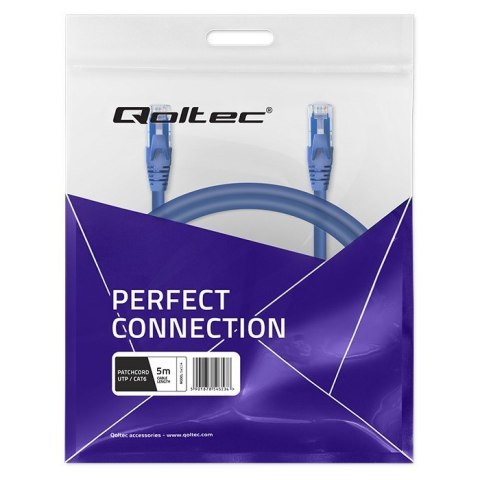 Kabel patchcord UTP | CAT6 | 2 x RJ-45 | 5m Kabel patchcord UTP | CAT6 | 2 x RJ-45 | 5m