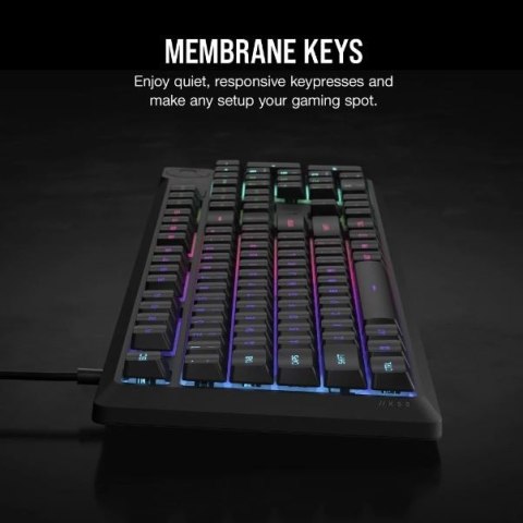 Klawiatura mechaniczna K55 Core RGB czarna Klawiatura mechaniczna K55 Core RGB czarna
