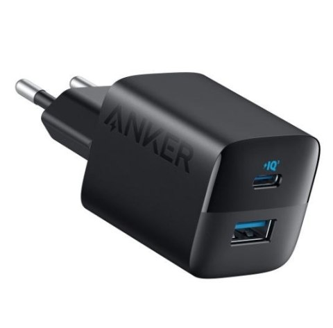 Ładowarka sieciowa 323 33W 1xUSB-A 1xUSB-C czarna Ładowarka sieciowa 323 33W 1xUSB-A 1xUSB-C czarna