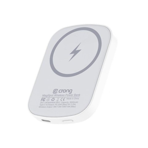 Bezprzewodowy power bank z MagSafe 5000mAh, USB-C 20W PD Bezprzewodowy power bank z MagSafe 5000mAh, USB-C 20W PD