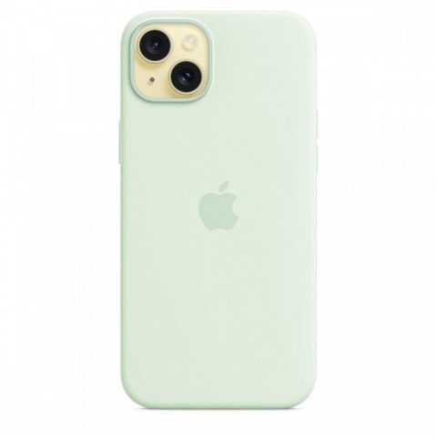 Etui silikonowe z MagSafe do iPhonea 15 Plus - pastelowa mięta Etui silikonowe z MagSafe do iPhonea 15 Plus - pastelowa mięta