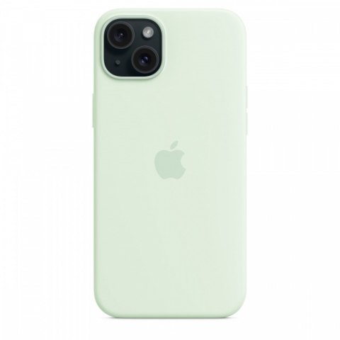 Etui silikonowe z MagSafe do iPhonea 15 Plus - pastelowa mięta Etui silikonowe z MagSafe do iPhonea 15 Plus - pastelowa mięta