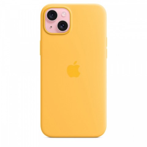 Etui silikonowe z MagSafe do iPhonea 15 Plus - sunshine Etui silikonowe z MagSafe do iPhonea 15 Plus - sunshine