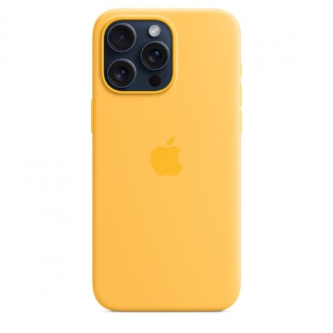 Etui silikonowe z MagSafe do iPhonea 15 Pro Max - sunshine Etui silikonowe z MagSafe do iPhonea 15 Pro Max - sunshine