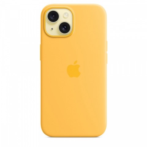 Etui silikonowe z MagSafe do iPhonea 15 - sunshine Etui silikonowe z MagSafe do iPhonea 15 - sunshine