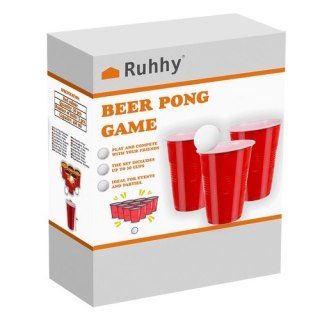 Gra Beer Pong- 50 kubeczków Ruhhy 21232 Ruhhy