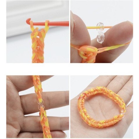 Gumki do robienia bransoletek DIY 18082 Kruzzel