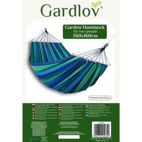 Hamak ogrodowy dwuosobowy 260x160cm Gardlov 21078 Gardlov