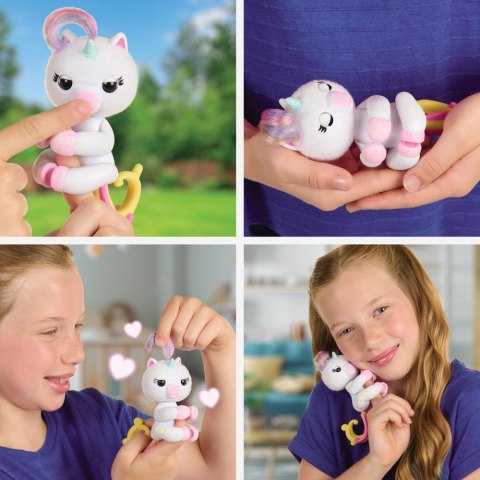 Figurka interaktywna Fingerlings Małpka Niebieska Leo Figurka interaktywna Fingerlings Małpka Niebieska Leo