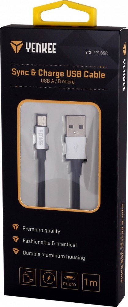 Kabel do synchronizacji i ładowania USB ze złączem mikro USB Kabel do synchronizacji i ładowania USB ze złączem mikro USB