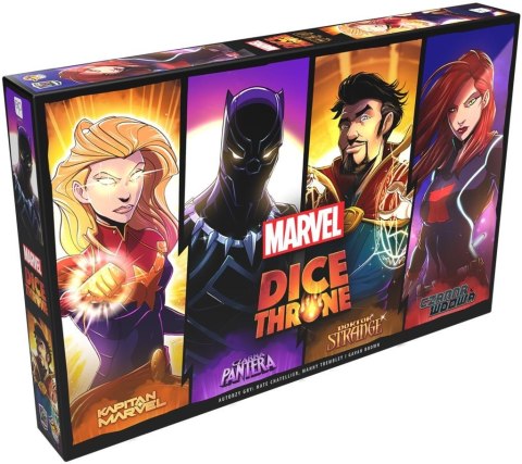 Gra Dice Throne Marvel Box 2 Czarna Pantera, Kapitan Marvel, Doktor Strange, Czarna Wdowa Gra Dice Throne Marvel Box 2 Czarna Pantera, Kapitan Marvel, Doktor Strange, Czarna Wdowa