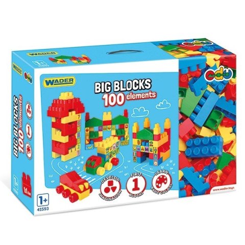 Klocki Big Blocks 100 elementów Klocki Big Blocks 100 elementów
