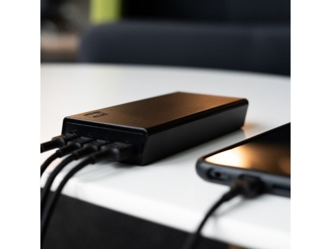 Powerbank PowerPlay 20S Czarny 20000mAh 22,5W 3x USB-C 1x USB-A Powerbank PowerPlay 20S Czarny 20000mAh 22,5W 3x USB-C 1x USB-A