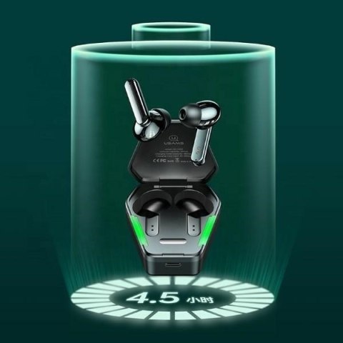 Słuchawki Bluetooth TWS 5.0 Gaming JY Series BHUJY01 czarne Słuchawki Bluetooth TWS 5.0 Gaming JY Series BHUJY01 czarne