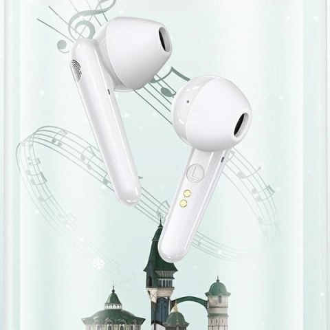 Słuchawki Bluetooth TWS 5.0 SD Series białe BHUSD01 Słuchawki Bluetooth TWS 5.0 SD Series białe BHUSD01