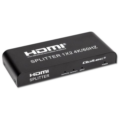 Aktywny rozdzielacz Splitter 2 x HDMI 4K x 2K | 6Gb/s | 60Hz Aktywny rozdzielacz Splitter 2 x HDMI 4K x 2K | 6Gb/s | 60Hz