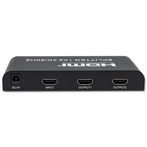 Aktywny rozdzielacz Splitter 2 x HDMI 4K x 2K | 6Gb/s | 60Hz Aktywny rozdzielacz Splitter 2 x HDMI 4K x 2K | 6Gb/s | 60Hz