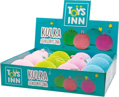 Gniotek Kulka sensoryczna display mix 12 sztuk Gniotek Kulka sensoryczna display mix 12 sztuk
