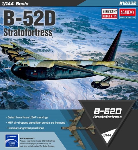 Model plastikowy B-52D Stratofortress 1/144 Model plastikowy B-52D Stratofortress 1/144