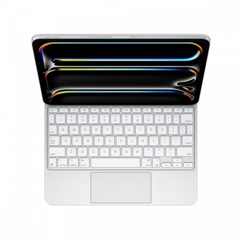 Klawiatura Magic Keyboard do iPada Pro 11 cali (M4) - angielski (USA) - biała Klawiatura Magic Keyboard do iPada Pro 11 cali (M4) - angielski (USA) - biała
