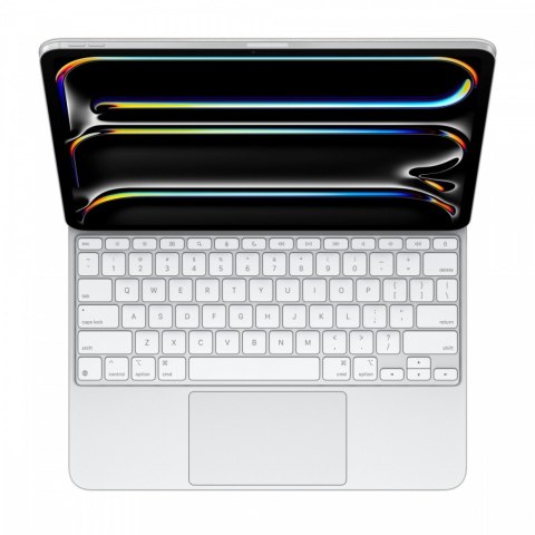 Klawiatura Magic Keyboard do iPada Pro 13 cali (M4) - angielski (USA) - biała Klawiatura Magic Keyboard do iPada Pro 13 cali (M4) - angielski (USA) - biała